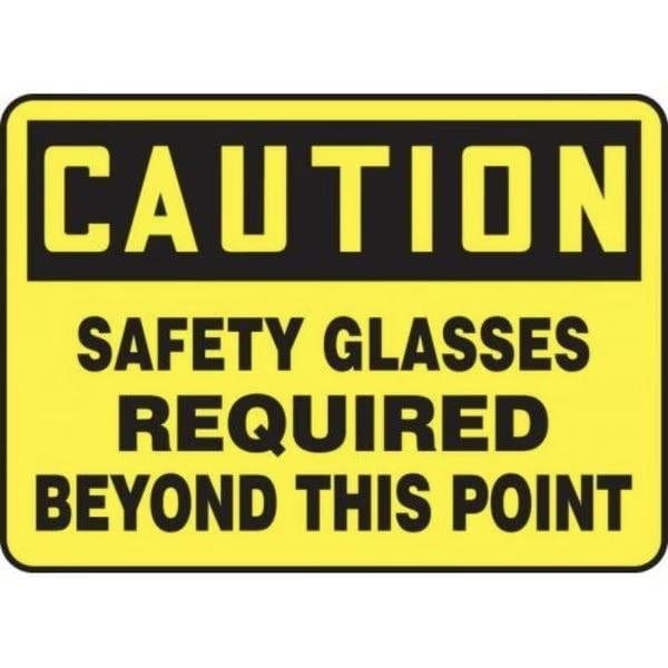 Accuform OSHA CAUTION SAFETY SIGN SAFETY FRMPPE647XV FRMPPE647XV - main